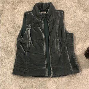 Velvet vest